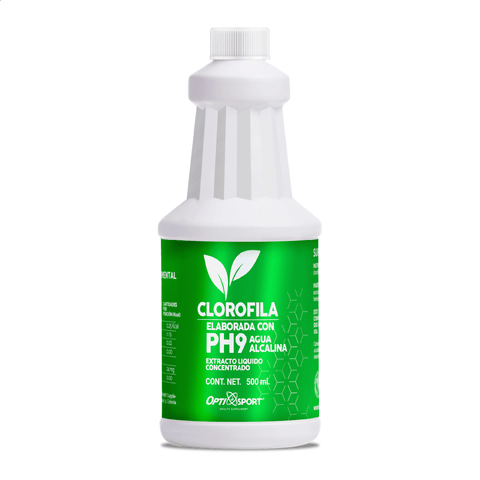 Clorofila Líquida Concentrada con PH9 + Agua Alcalina