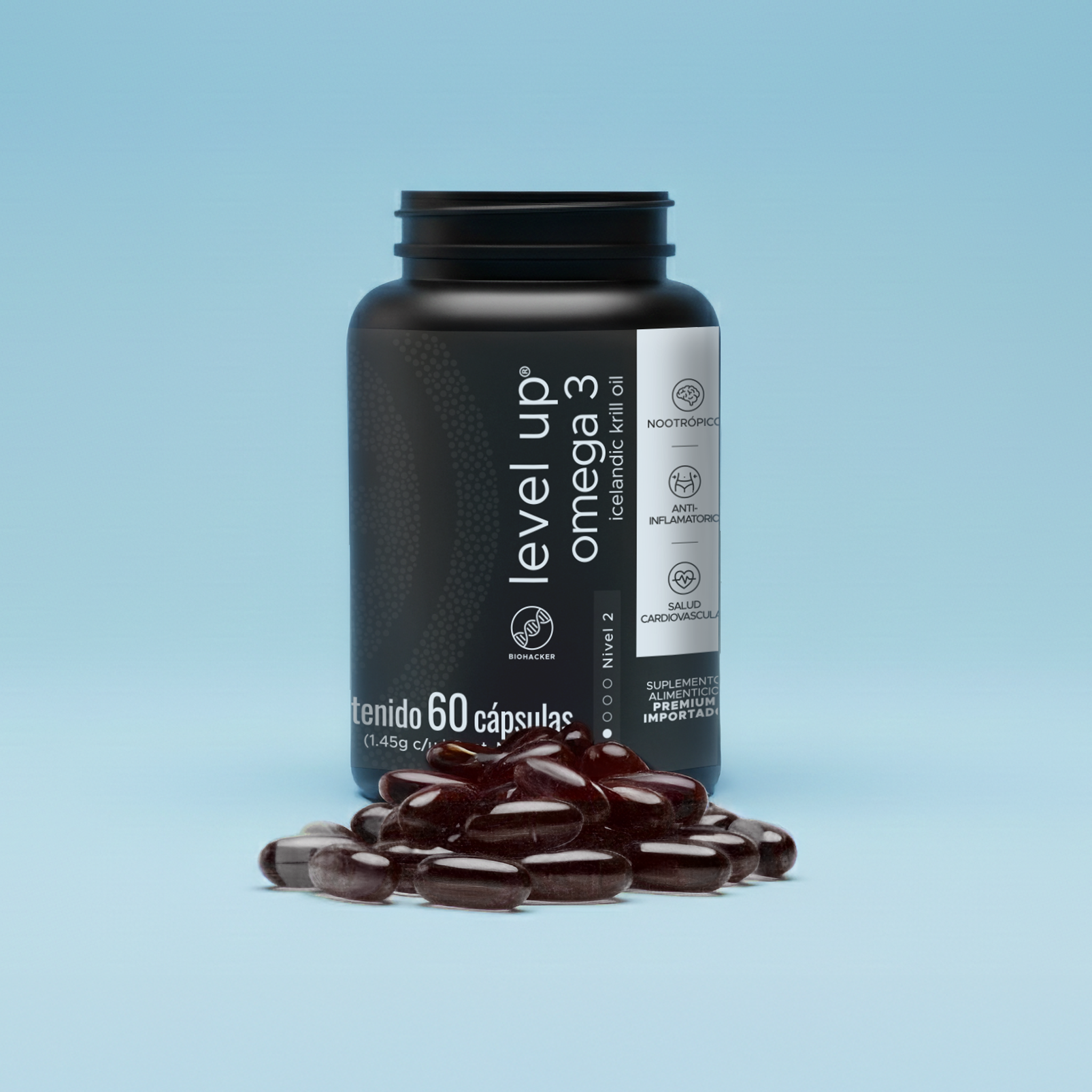 Level-Up Omega 3 (60 cáps)
