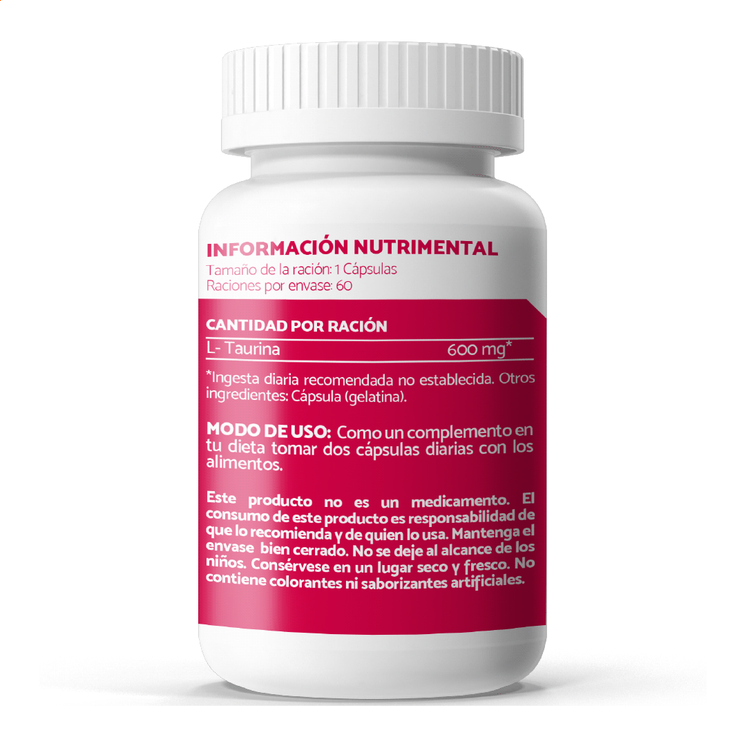 L-Taurina 600 (60 cáps)