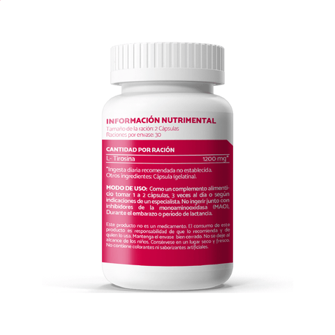 L-Tirosina 1200 (60 cáps)
