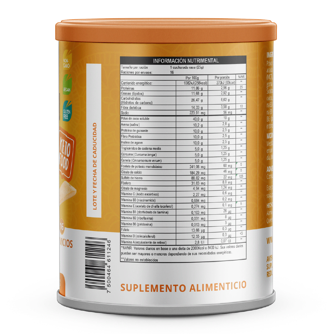 Golden Milk - Leche Dorada + Cúrcuma + Canela 400 grs. (polvo)