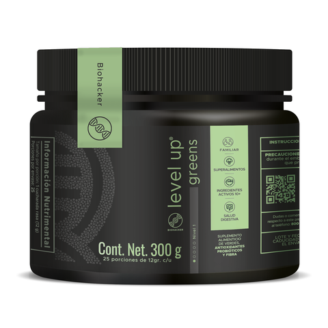 Level-Up Greens 360 grs.