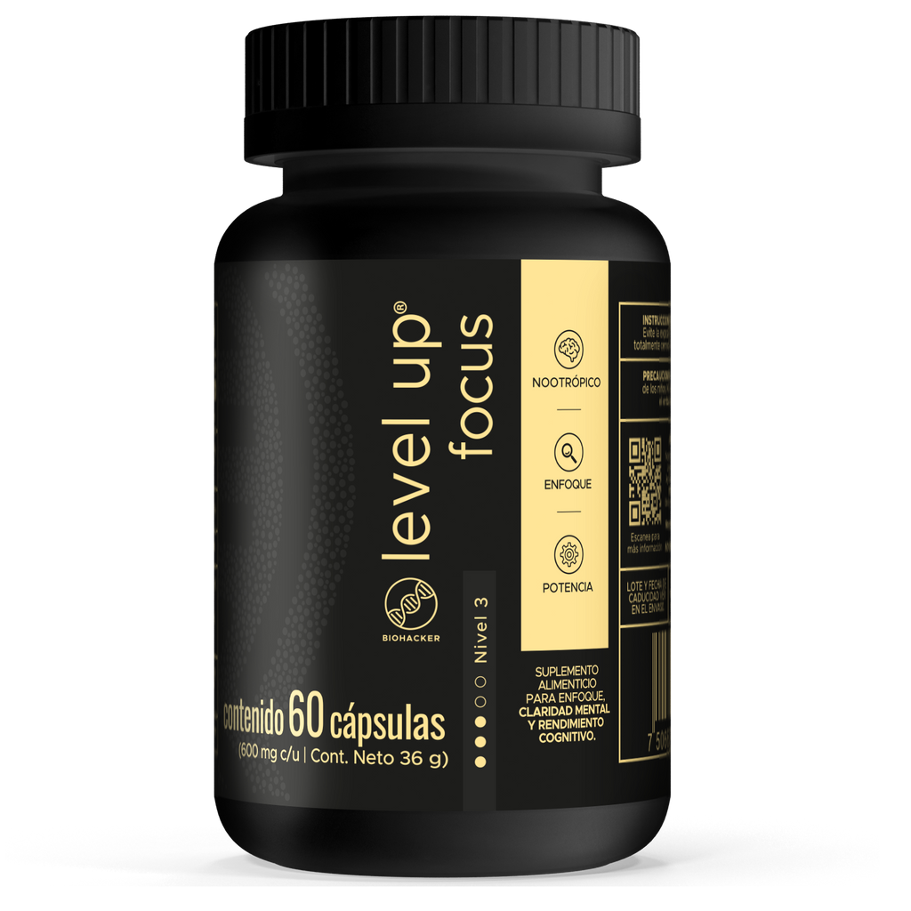 Level Up Focus (60 cáps)