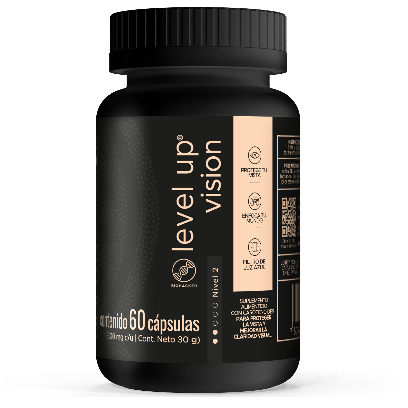Level Up Vision (60 cáps)