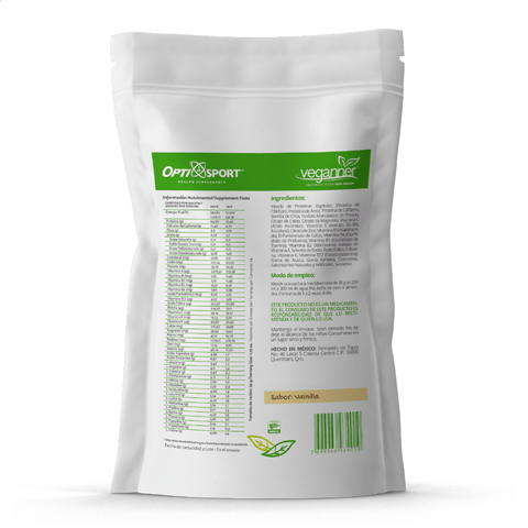 VEGANNER Proteína Vegetal (Vegana) Sabor Vainilla 1.2Kg