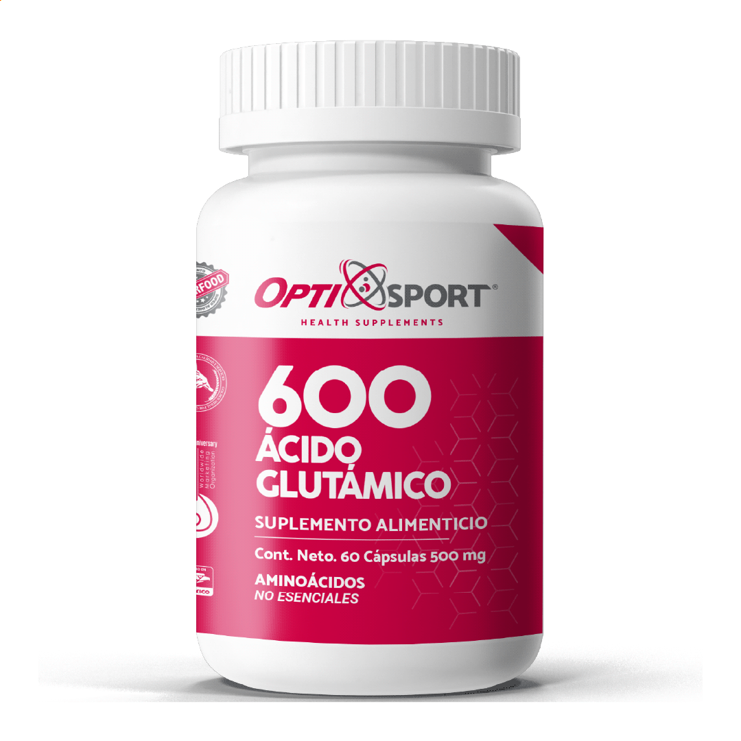 Ácido Glutámico 600 (60 cáps)