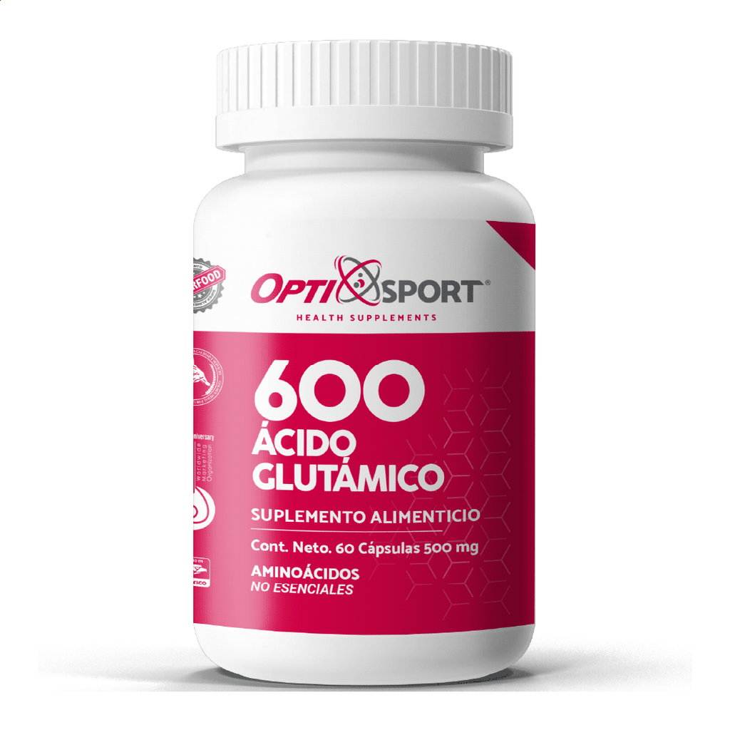 Ácido Glutámico 600 (60 cáps)