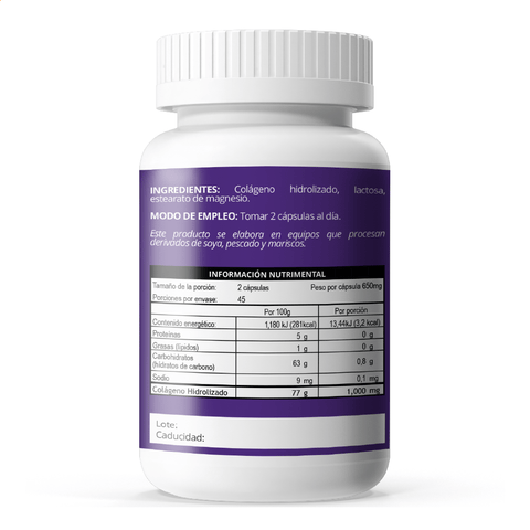 Colágeno 1000 (90 cáps)